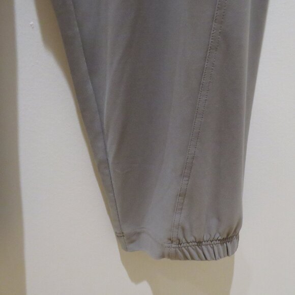 SYMPLI Half Cuff Jogger Pants in Taupe Lagenlook Travel Casual Comfy Size 16 NWT - Picture 5 of 14